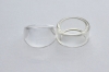 Preview: Set - 50 Stk. Nail Art Ringe transparent