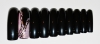 Preview: 200 Stk. Salon Long Tips schwarz