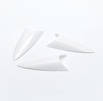 500 Stk. Stiletto-Tips, weiss, i.d. Box