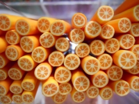 Fimo Stange Früchte Orange