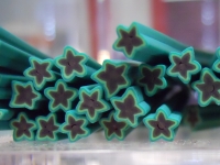 Fimo Stange Früchte Sternfrucht gründunkel