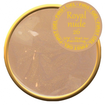 FIRST GEL. Color Gel Royal Nude - 26 , 5g.