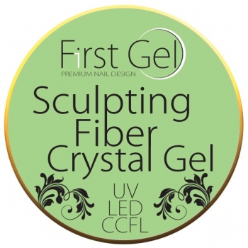 First Gel Sculpturing Fiber Crystal Gel 15 g