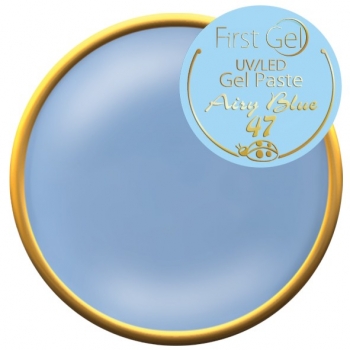 FIRST GEL Gelpaste UV/LED Airy Blue-47 , 5g.