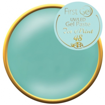 FIRST GEL Gelpaste UV/LED Ice Mint-48, 5g.