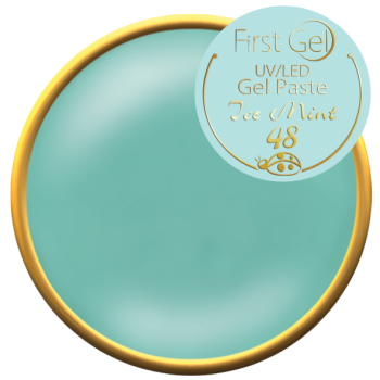 FIRST GEL Gelpaste UV/LED Ice Mint-48, 5g.