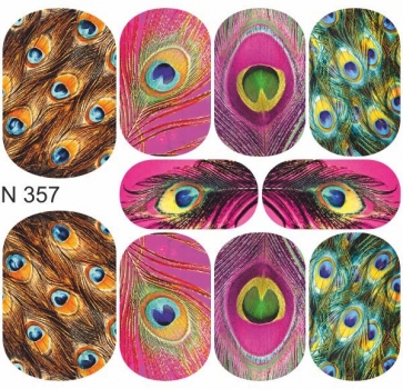 First Gel Nail Tattoo Sticker N 357