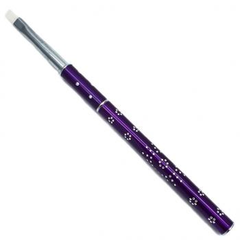 Strass Gel- Pen,Purple Gr. 4