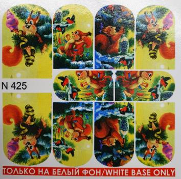 Water Transfer Tattoos,Weihnacht N425