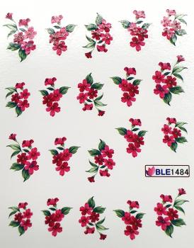 Sticker Blumen rosa