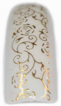 911013 ornament gold mit Blume2 auf tip