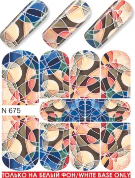 Nail Tattoo-Sticker, N 675