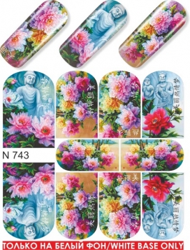 Nail Tattoo-Sticker, N 743
