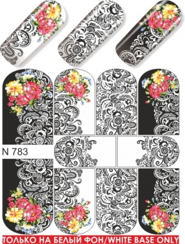 Nail Tattoo-Sticker, N 783
