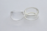 Set - 50 Stk. Nail Art Ringe transparent