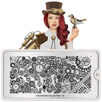 MoYou Steampunk 01 Stamping Platte