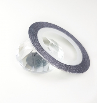 Striping Tape silber glitter