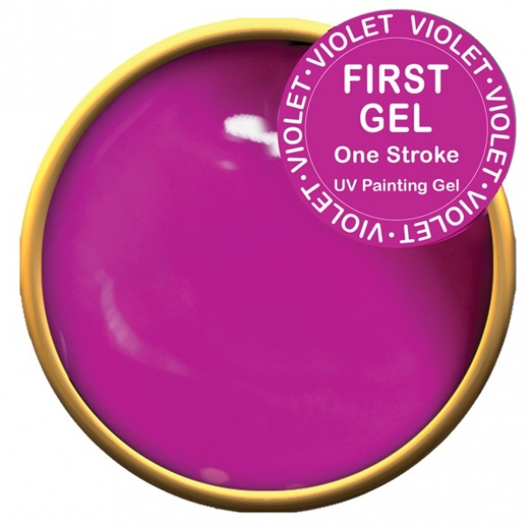 First Gel. Farbgel One Stroke, Violett, 5g.