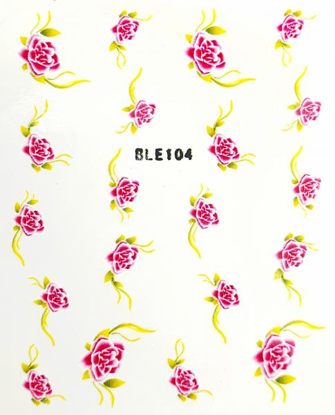 Sticker Rose pink