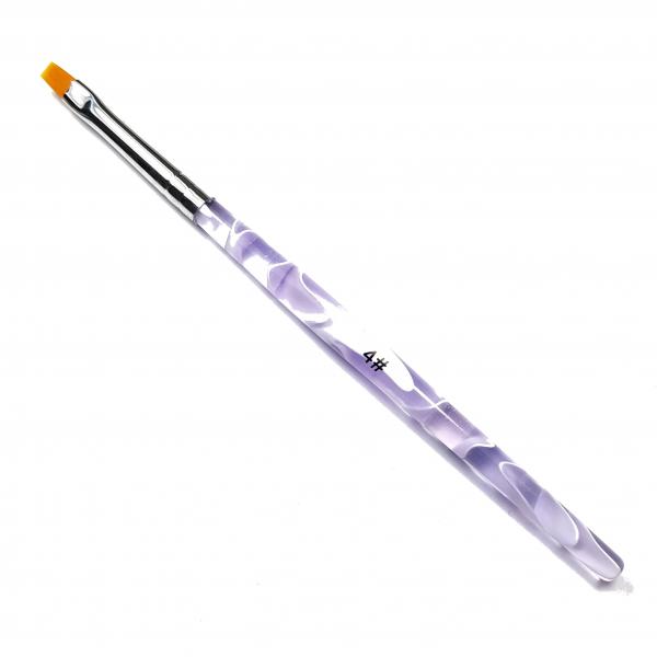Gel Pinsel, blau Gr. 4
