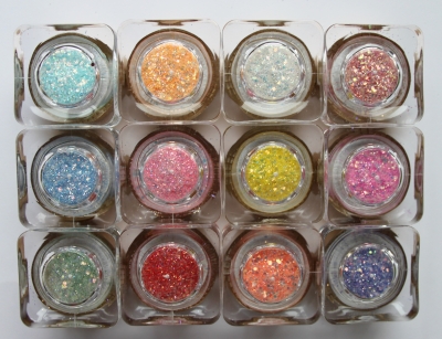 12 pcs. High Gloss Nail Powder