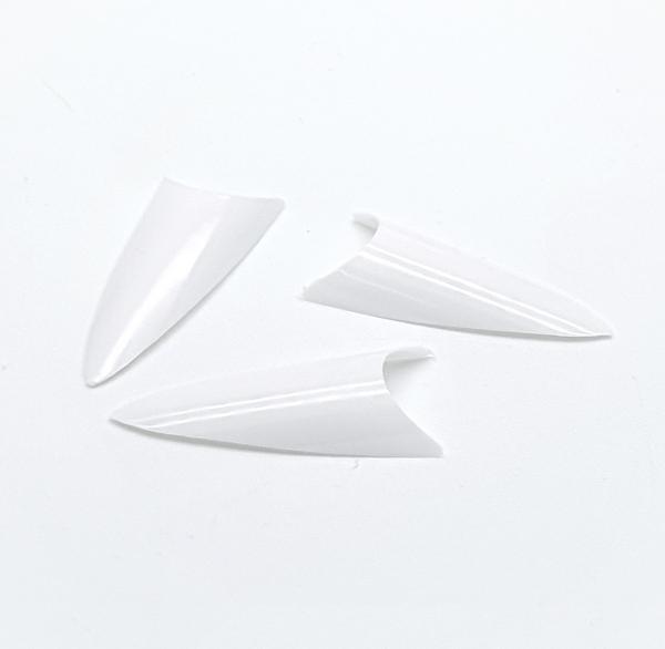 500 Stk. Stiletto-Tips, weiss, i.d. Box