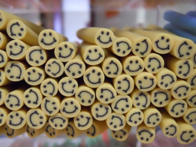Soft Ceramic bar Smiley yellow