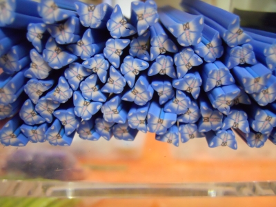Soft Ceramic bar Butterfly darkblue-white