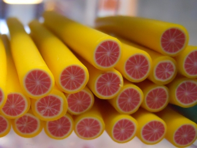 Soft Ceramic bar Fruits Grapefruit dark