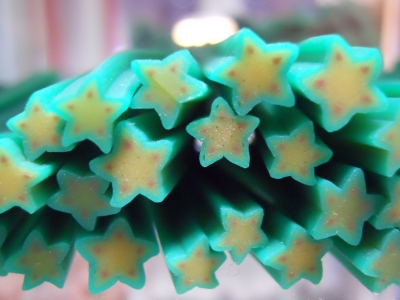 Soft Ceramic bar Fruits Star Fruit green-yellow