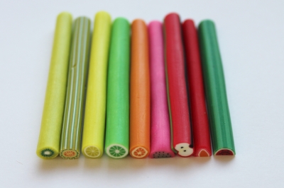 Soft Ceramic bar Fruits, 9 pcs.