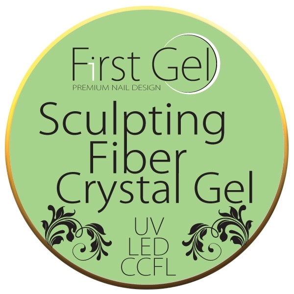 First Gel Sculpturing Fiber Crystal Gel 50 gr.