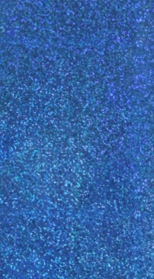 Chrome Folie,   Little Dots blau 20 cm