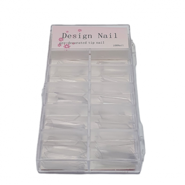 100 Stk. Clear Diamond Tips, in der Box