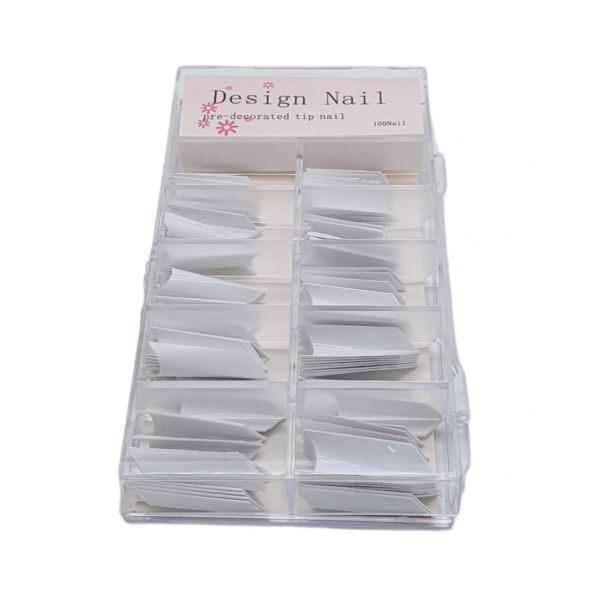100 Stk. White Diamond Tips , in der Box