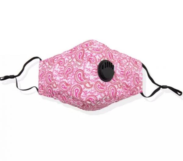 Feinstaubmaske, Motiv Rosa 2, ohne Aktivkohlefilter(können zu gekauft werden)