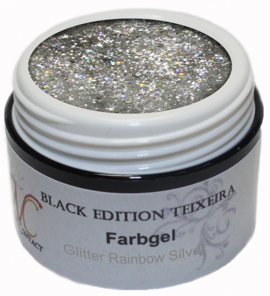 Black Edition Teixeira, Glitter Rainbow Silver
