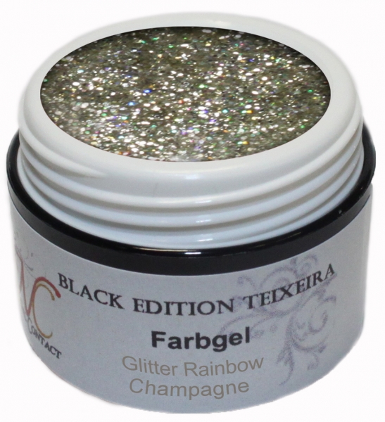 Black Edition Teixeira, Glitter Rainbow Champagne