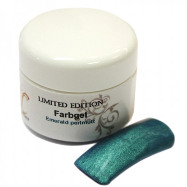 Limited Edition Farbgel Emerald perlmutt, 5 ml