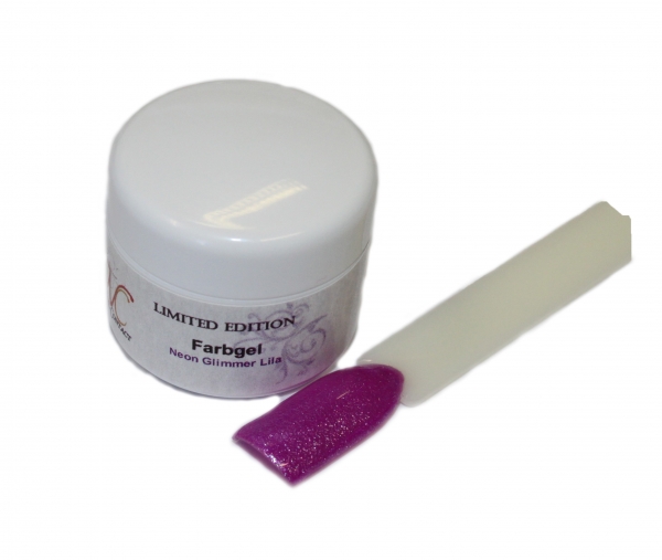 9110261 Neon Glimmer Gel Lila Tip