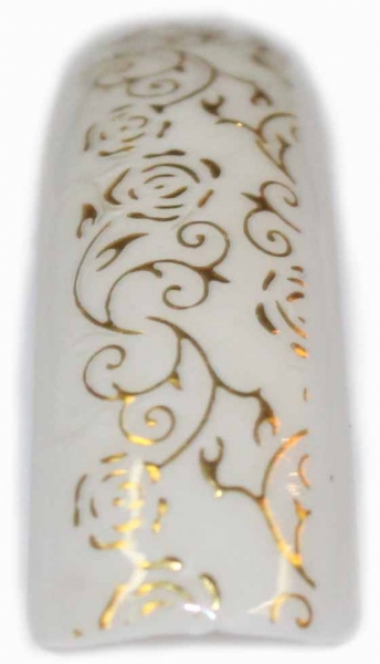 911013 ornament gold mit Blume2 auf tip
