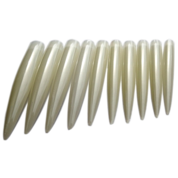 Long Stiletto Tips natural (20 pcs.)