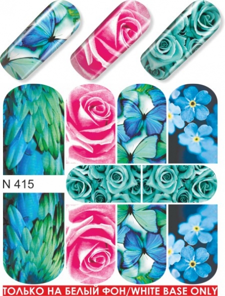 Nail Tattoo-Sticker, N 415