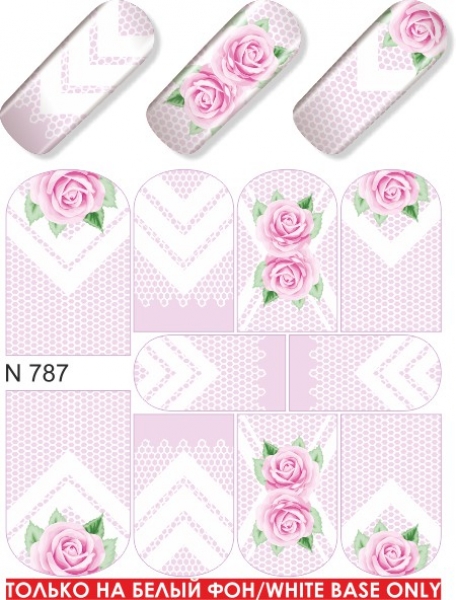 Nail Tattoo-Sticker, N 787