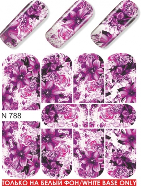Nail Tattoo-Sticker, N 788
