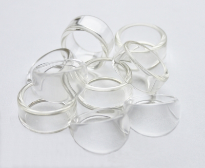 Set - 50 Stk. Nail Art Ringe transparent