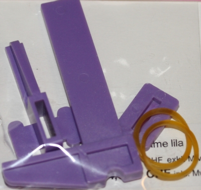 1 pcs Pinchklemme purple