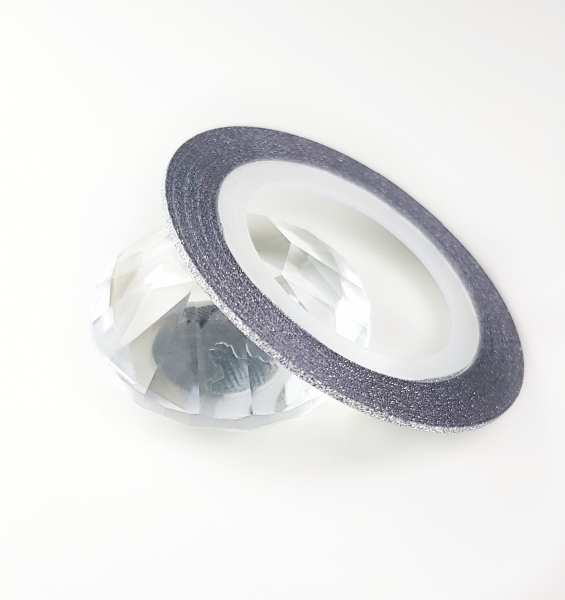 Striping Tape silber glitter