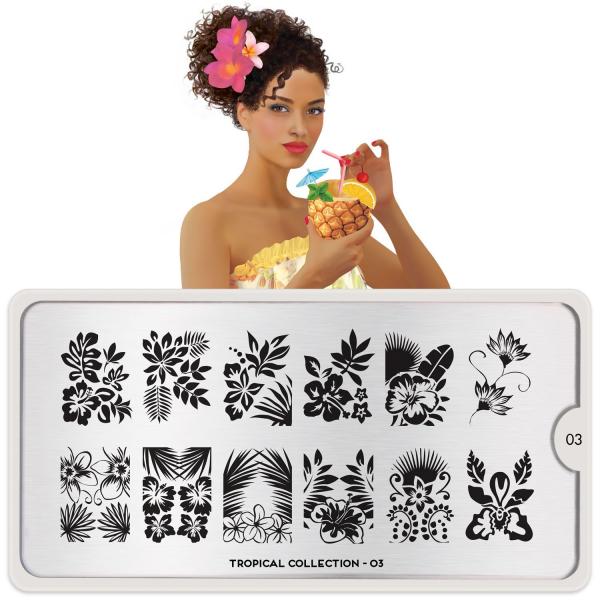 MoYou Tropical 03 Stamping Platte