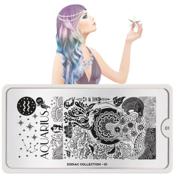 MoYou Zodiac 01 Stamping Platte